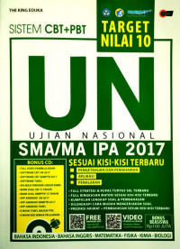 Target Nilai 10 UN SMA/MA IPA 2017 Sistem CBT+PBT